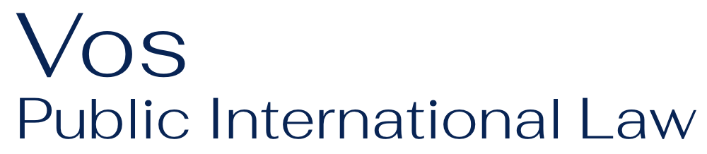 Vos Public International Law